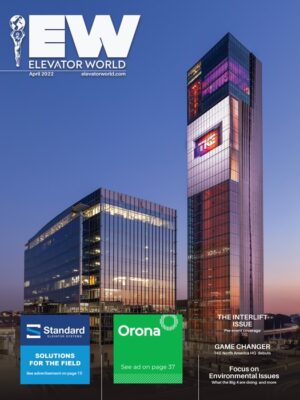 Elevator World Magazine April 2022 Cover Issue