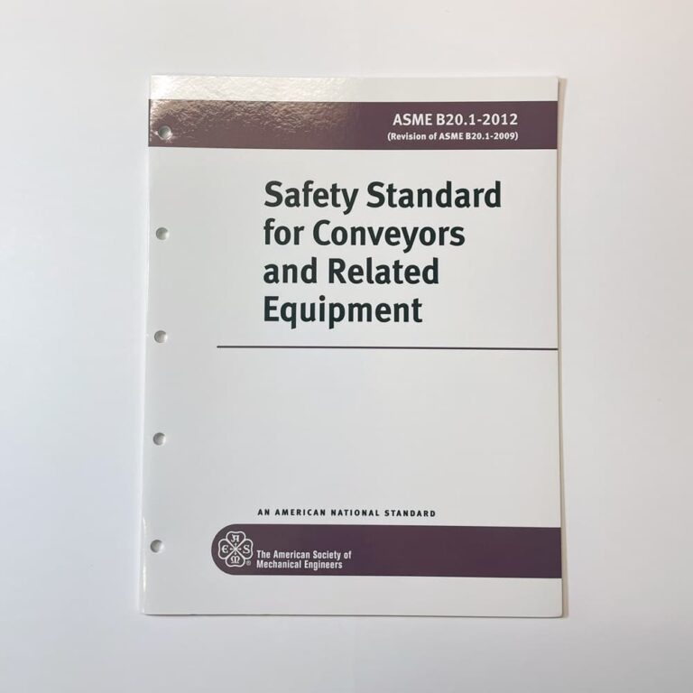 B20.1 - 2012 Safety Standards for Conveyors